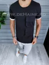 Tricou barbati negru slim fit Vagabond B1956 N5-3.2